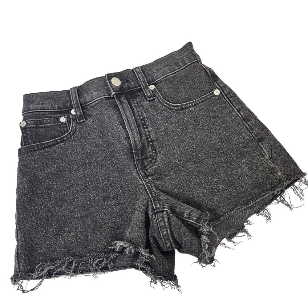 Madewell The Perfect Vintage Jean Short Lunar Wash Comfort Stretch 23 - Picture 2 of 8